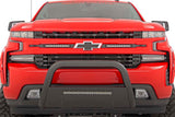 LED Light Kit Grille Mount 10 Inch Black Slimline Pair Chevy Silverado 1500 (19-22) Rough Country