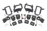 LED Light Kit Fog Mount Dual 2 Inch Black Pairs SAE Ford F-150 (15-17) Rough Country