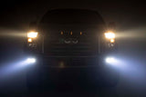 LED Light Kit Fog Mount Dual 2 Inch Black Pairs Spot Ford F-150 (15-17) Rough Country