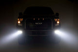 LED Light Kit Fog Mount Dual 2 Inch Black Pairs Spot Ford F-150 (15-17) Rough Country
