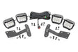 LED Light Kit Ditch Mount 3 Inch OSRAM Wide Toyota Tundra 2WD/4WD (14-21) Rough Country