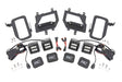 LED Light Kit Fog Mount Dual 2 Inch Black Pairs Spot/Flood Ford F-150 (15-17) Rough Country