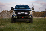 LED Light Kit Grille Mount 10 Inch Black Slimline Ford F-250 Super Duty (20-22) Rough Country