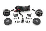 Black Series Round LED Light Pair 3.5 Inch Amber DRL Rough Country