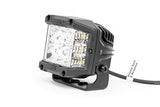3 Inch Chrome Series LED Lights Wide Angle Osram Pair Rough Country