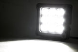 4 Inch Chrome Series LED Light Pods Square White DRL Pair Rough Country