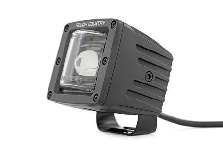 2 Inch Black Series LED Light Pods SAE Fog Yellow Rough Country