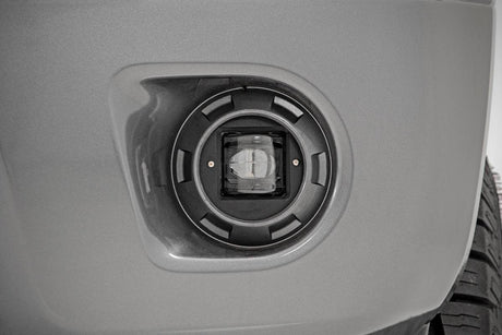 2 Inch Black Series LED Light Pods SAE Fog Pair Rough Country