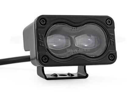 3x1.75 Inch Black Series LED Slim Aux SAE Fog Pair Rough Country
