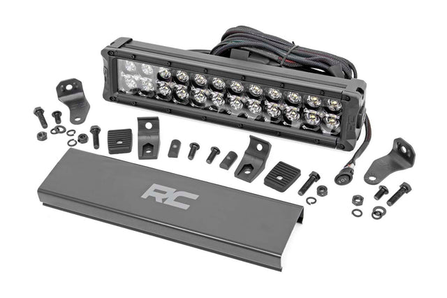 12 Inch Black Series LED Light Bar Dual Row White DRL Rough Country
