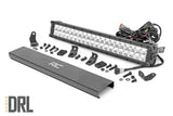 20 Inch Chrome Series LED Light Bar Dual Row Amber DRL Rough Country
