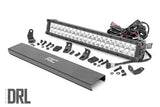 20 Inch Chrome Series LED Light Bar Dual Row Cool White DRL Rough Country
