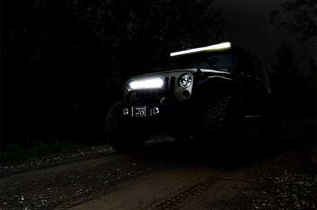 20 Inch Chrome Series LED Light Bar Dual Row Cool White DRL Rough Country