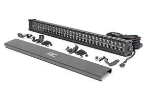 30 Inch Black Series LED Light Bar Dual Row Cool White DRL Rough Country