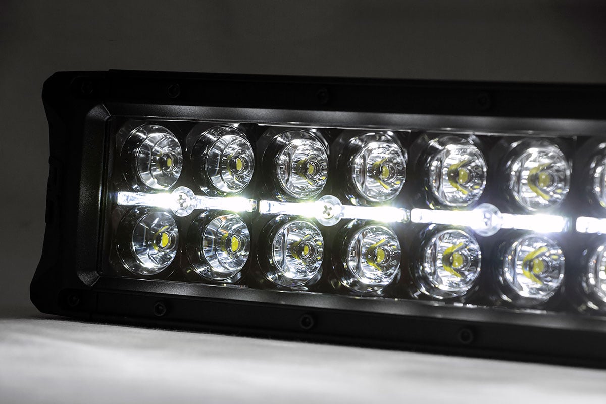 50 Inch Black Series LED Light Bar Dual Row Cool White DRL Rough Country
