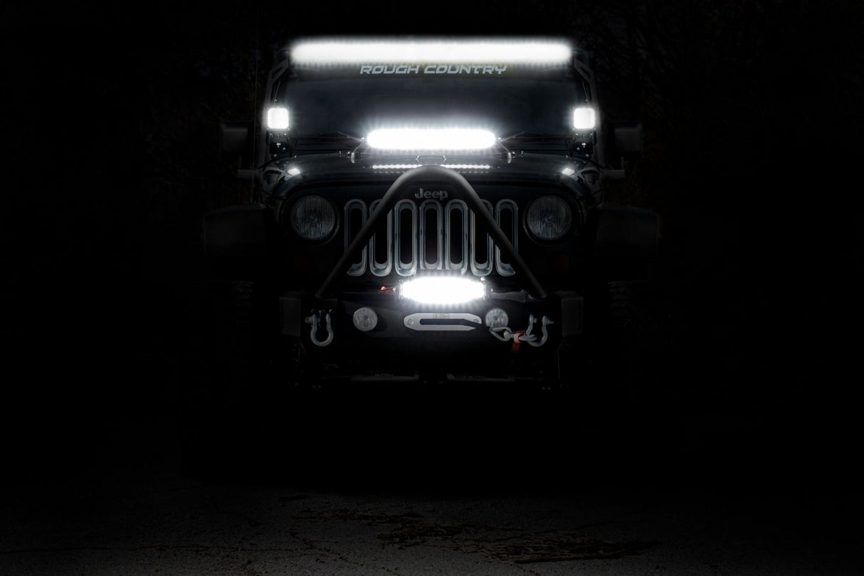 50 Inch Black Series LED Light Bar Dual Row Rough Country
