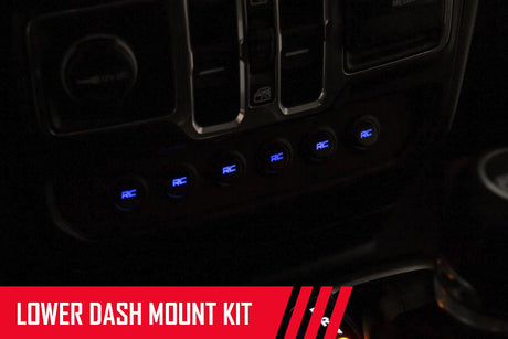 MLC-6 Muliple Light Controller Lower Dash Jeep Wrangler JL/Wrangler Unlimited (18-26) Rough Country