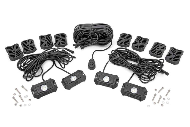 LED Rock Light Kit 4 Piece Set Rough Country