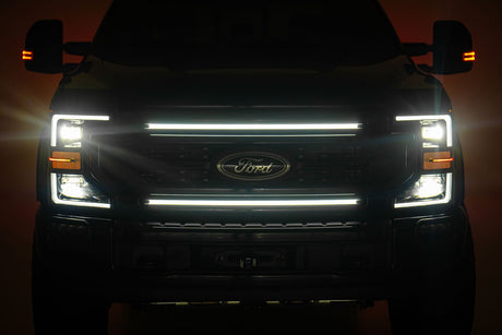 LED Light Kit Grille Mount 30 Inch DRL Ford F-250/F-350 Super Duty (17-22) Rough Country