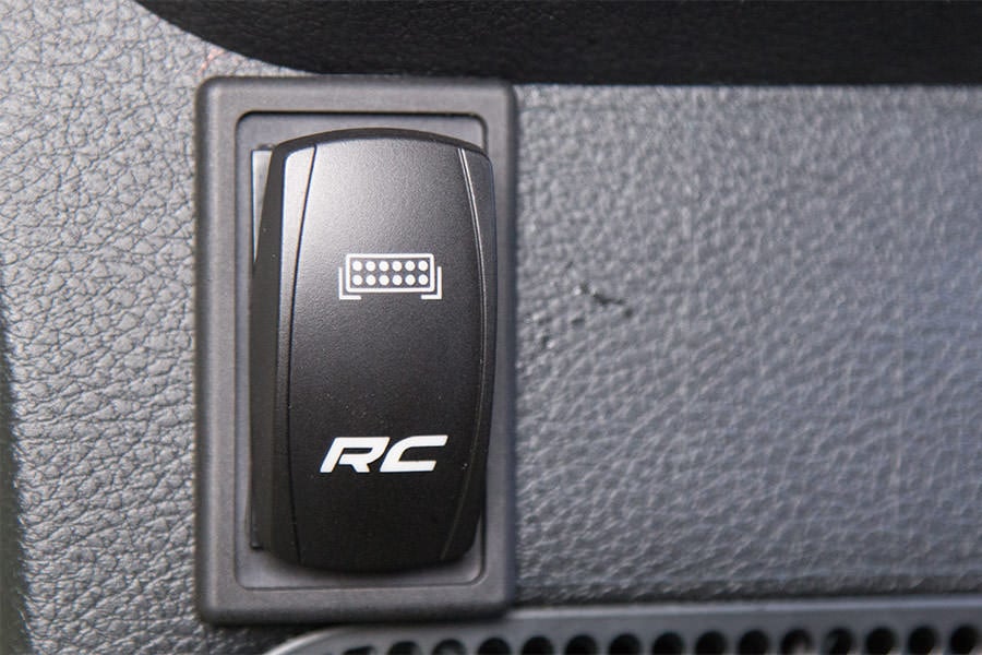 Auxiliary Switch Bezel Single Rough Country