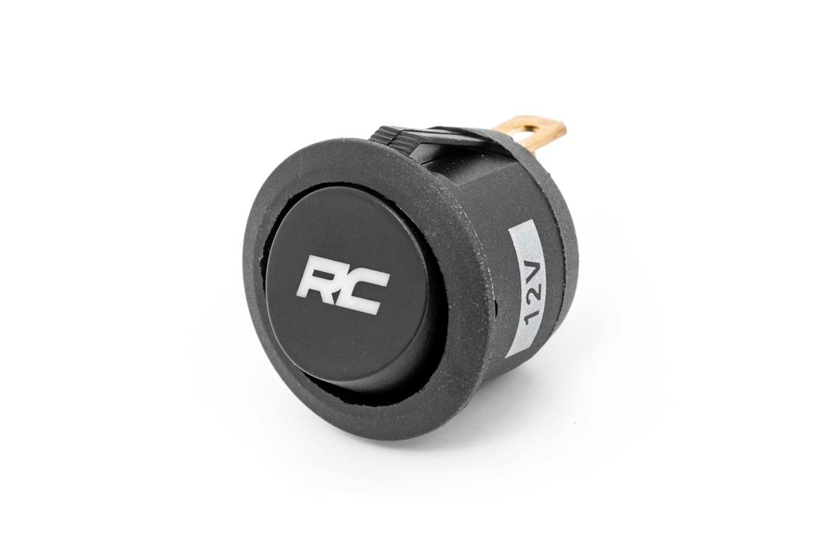 Rocker Switch Round with Logo Rough Country