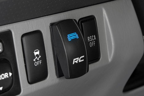Rocker Switch 2x1 with Logo Blue Back Light Rough Country