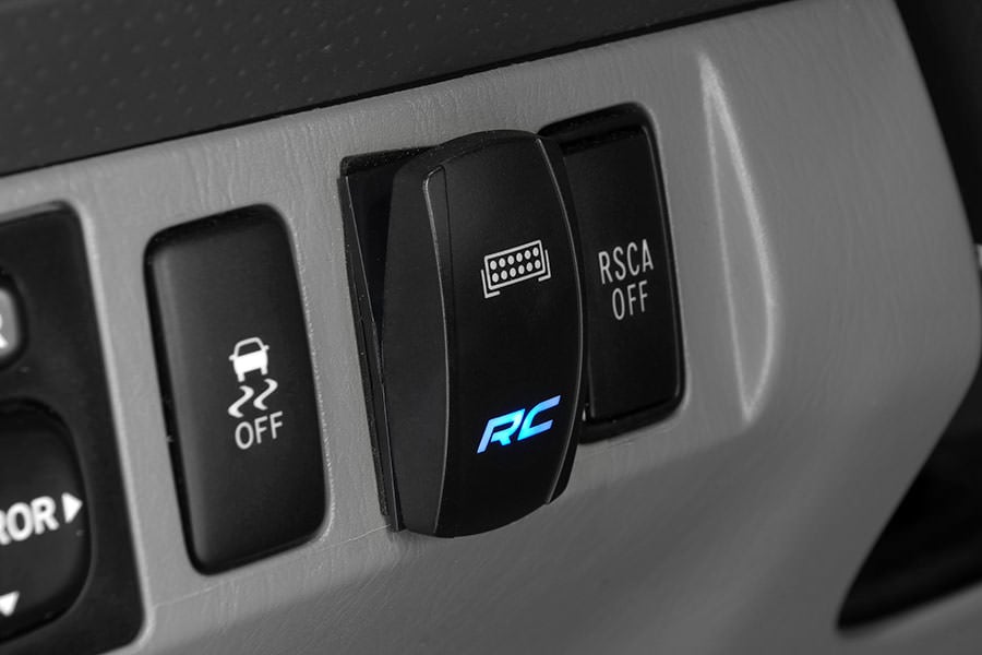 Rocker Switch 2x1 with Logo Blue Back Light Rough Country