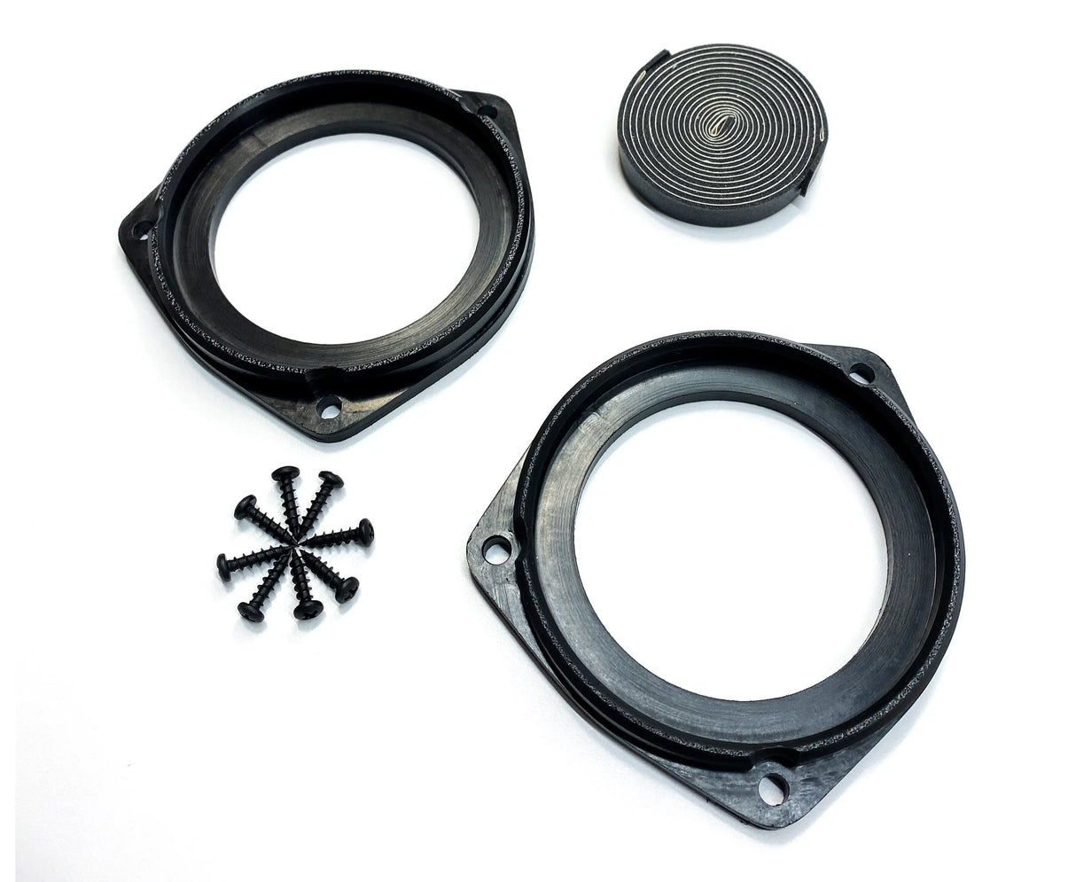 2012-2022 Land Rover 3-inch Mid-Range Speaker Adapters | CNC-Machined HDPE Ten87 Design