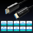 Fiber Optic HDMI Cable 66ft – 8K Ultra High Speed 48Gbps TekShack