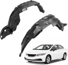 Front Fender Inner Liner Panel Compatible with Honda Civic 2012-2015