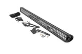 LED Light Windshield 50 Inch Black Dual Row Can-Am Defender HD 5/HD 8/HD 9/HD 10 Rough Country