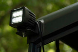 LED Light Cab Mount 2 Inch Black Pair Flood Can-Am Defender HD 5/HD 8/HD 9/HD 10 Rough Country