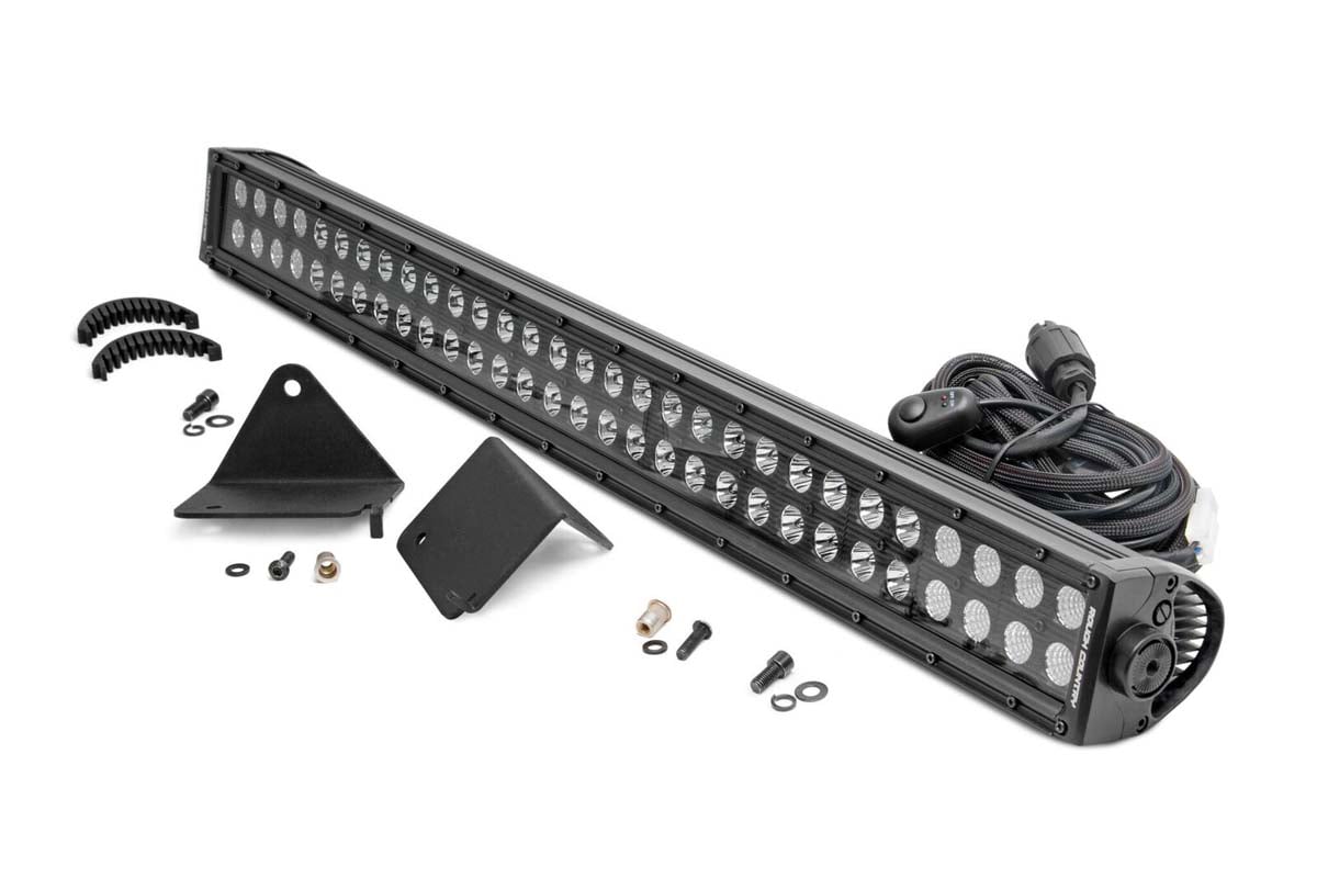LED Light Under Bed 30 Inch Black Dual Row Can-Am Defender HD 5/HD 8/HD 9/HD 10 Rough Country