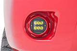 LED Light Kit Fog Mount 2 Inch Black Pair Spot Nissan Frontier (05-20) Rough Country
