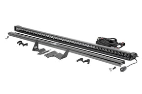 LED Light Kit Upper Windshield 50 Inch Black Single Row Ford Bronco (21-25) Rough Country