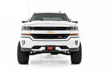 LED Ditch Light Kit 2in Black Pair Spot Silverado/Sierra 1500 (14-18 & Classic) Rough Country