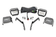 LED Light Kit Ditch Mount 3 Inch OSRAM Wide Chevy 1500 & Silverado/Sierra 2500HD/3500HD (07-14) Rough Country