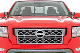 LED Light Kit Ditch Mount 2 Inch Black Pair Amber DRL Nissan Frontier (22-26) Rough Country