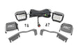 LED Light Kit Ditch Mount 3 Inch OSRAM Wide Nissan Frontier (22-26) Rough Country
