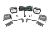 LED Light Kit Ditch Mount 3 Inch OSRAM Wide Nissan Frontier (22-26) Rough Country