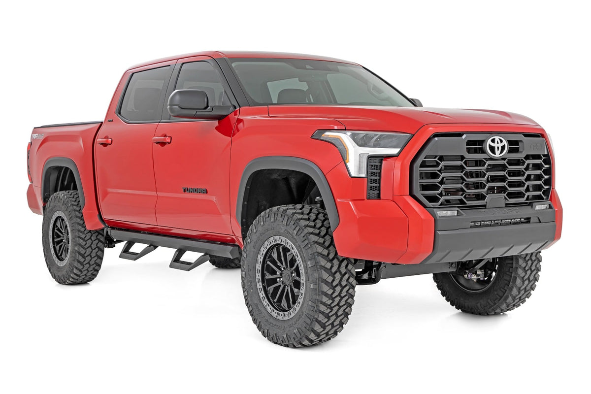 LED Light Kit Bumper Mount 20 Inch Black Slim Line Toyota Tundra (22-26) Rough Country