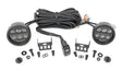 LED Light Kit Ditch Mount 3.5 Inch Black Round Pair Amber DRL Ford Bronco (21-25) Rough Country