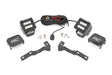 LED Light Kit Ditch Mount 2 Inch Black Pair Flood Toyota Tacoma (16-23) Rough Country