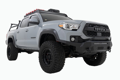 LED Light Kit Ditch Mount 2 Inch Black Pair Amber DRL Toyota Tacoma (16-23) Rough Country