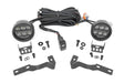 LED Light Kit Ditch Mount Black Series Round 3.5 Inch Amber DRL Toyota Tacoma (16-23) Rough Country