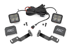 LED Light Kit Ditch Mount 2 Inch Spectrum Pair Spot Toyota Tacoma (05-15) Rough Country