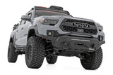 LED Fog Light Kit 3.5 Inch Round Black Series Amber DRL Toyota Tacoma (16-23) Rough Country