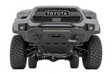 LED Fog Light Kit 3.5 Inch Round Black Series Amber DRL Toyota Tacoma (16-23) Rough Country