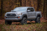LED Fog Light Kit 3.5 Inch Round Black Series Amber DRL Toyota Tacoma (16-23) Rough Country