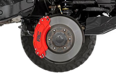 Caliper Covers Front and Rear Red Chevy/GMC Sierra 1500 (19-26)/Silverado 1500 (19-26) Rough Country